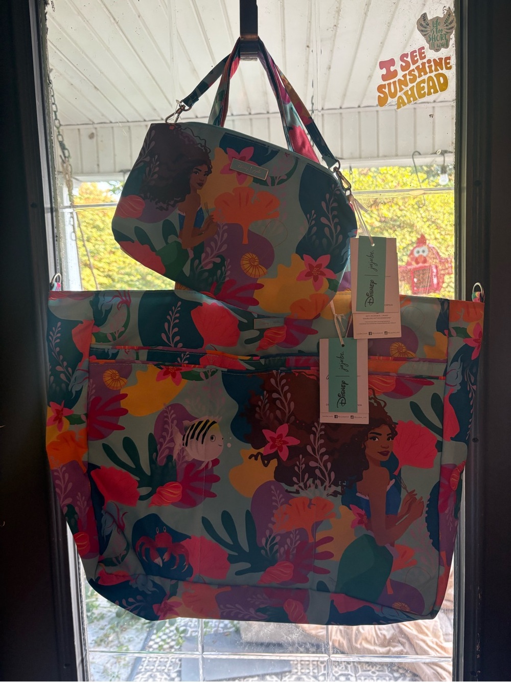 Ju-Ju-Be Disney Little Mermaid Super Be Plus Tote and Be Quick Wristlet